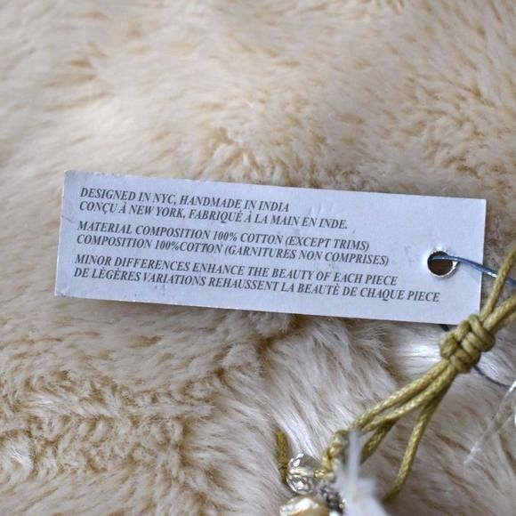 Deepa Gurnani Handmade Cotton Bracelet Boho Beaded India Ethnic Statement - Picture 4 of 15